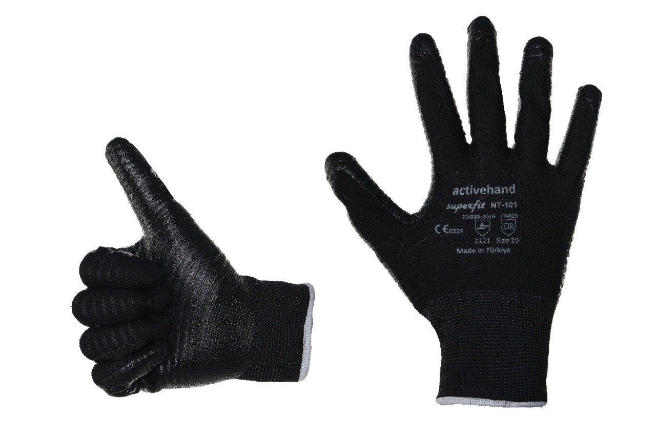 CLZ202 Activehand Nt-101 Süperfit İş Eldiveni 10 Numara