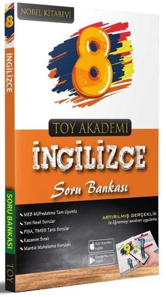 Toy Akademi 8.Sınıf İngilizce Soru Bankası (Yeni)  (4022)