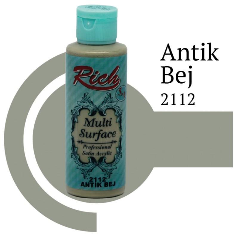 CLZ202 Rich Multi Surface 2112 Antik Bej Akrilik Boya 120 cc