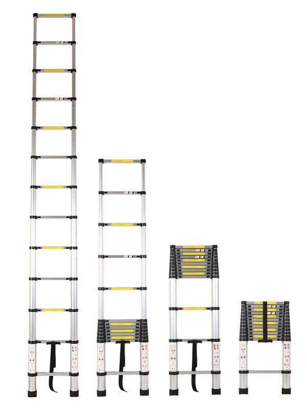 CLZ202 Saraylı Teleskopik Merdiven 13 Basamak 3.80 Metre