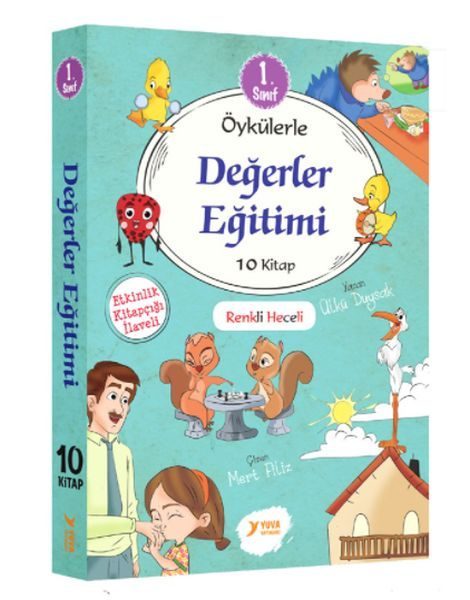 Öykülerle Değerler Eğitimi 1. Sınıflar İçin 10 Kitap Set  (4022)