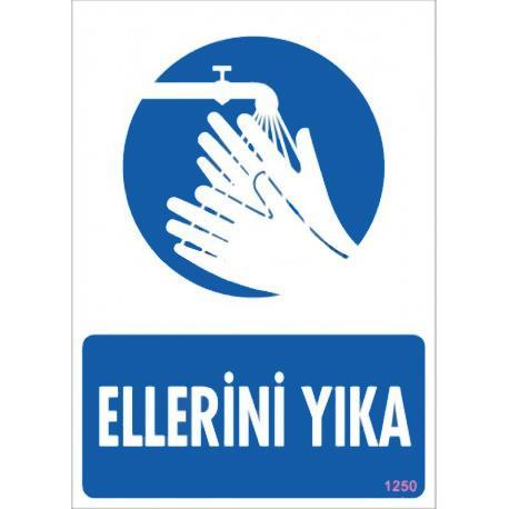 CLZ202 Ellerini Yıka Uyarı Levhası 25x35 KOD:1250