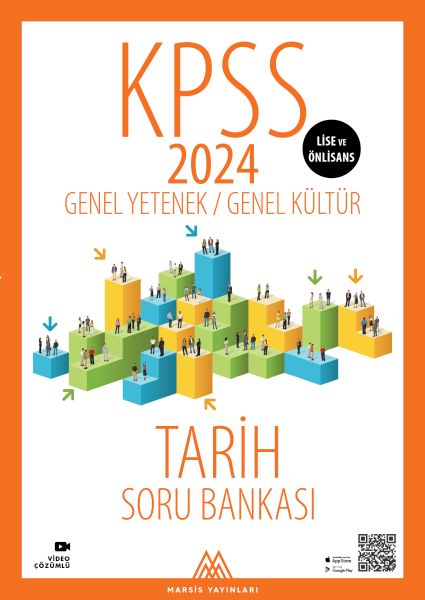 Marsis Yayınları KPSS GKGY Tarih Soru Bankası Önlisans  (4022)