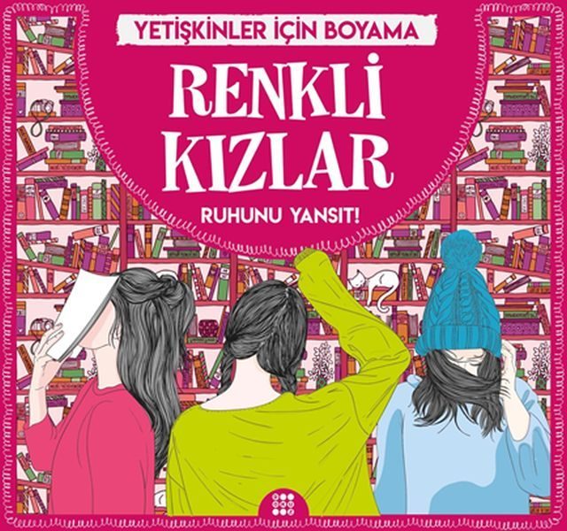 Renkli Kızlar - Yetişkinler İçin Boyama  (4022)