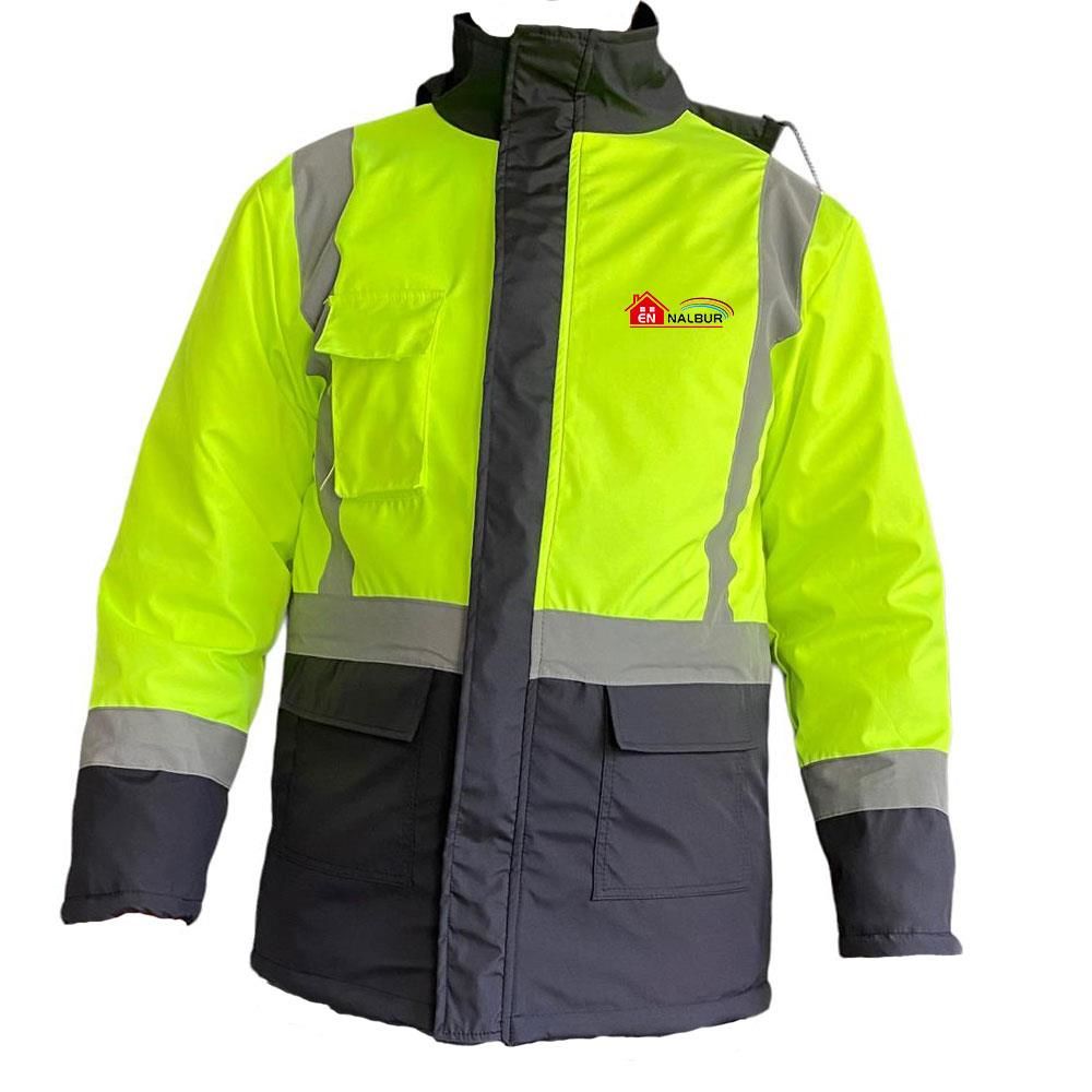 CLZ202  Reflektörlü Parka Sarı Lacivert Small