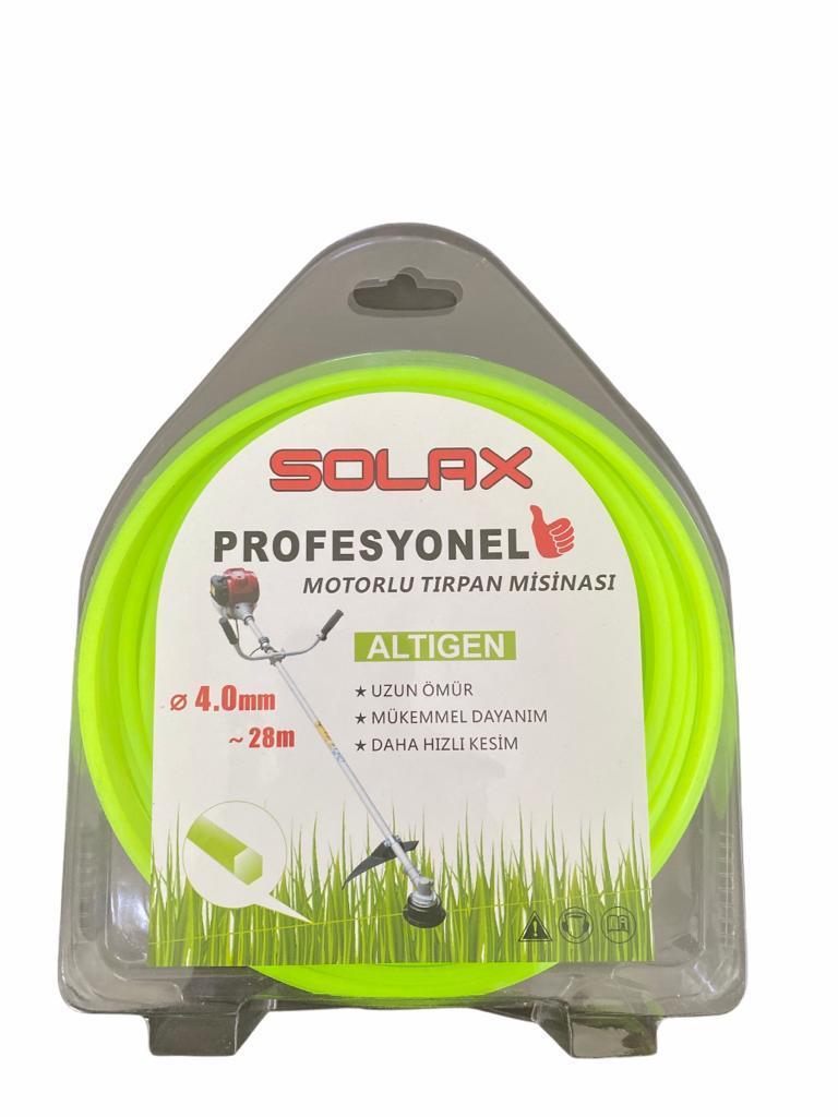 CLZ202 Solax Altıgen Tırpan Misinası 4 mm 28 Metre