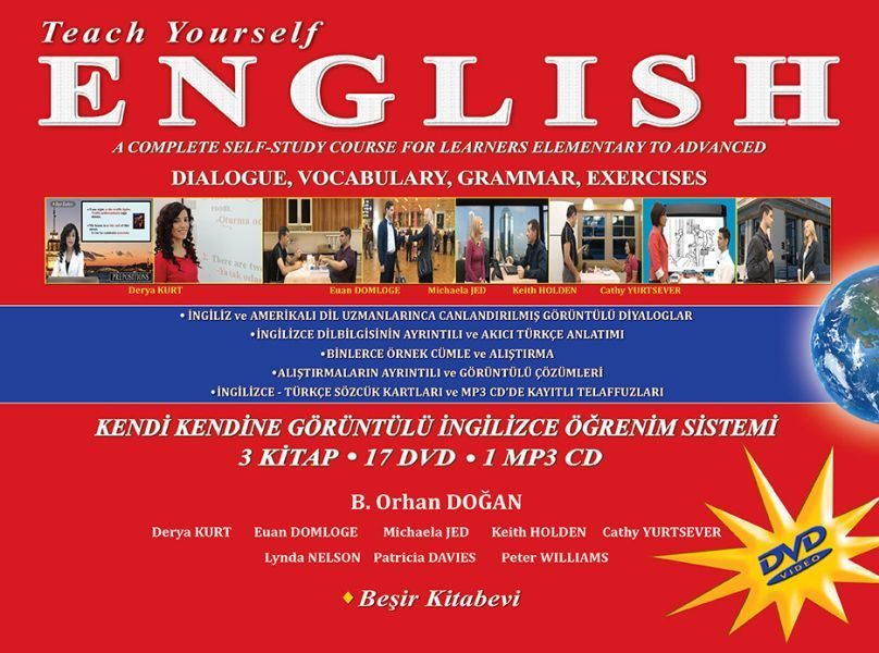 Teach Yourself English - Kendi Kendine Görüntülü İngilizce Öğrenim Sistemi (3 Kitap+17 DVD+1 MP3 CD)  (4022)