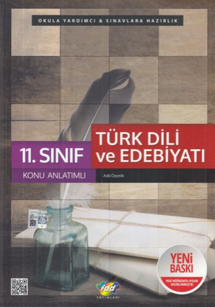 FDD 11. Sınıf Türk Dili ve Edebiyatı Konu Anlatımlı (Yeni)  (4022)