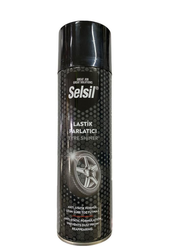 CLZ202 Selsil Lastik Parlatıcı Sprey 500 ml