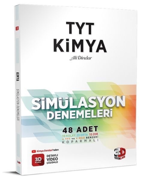 3D Yayınları TYT Kimya 48 Simülasyon Denemesi  (4022)