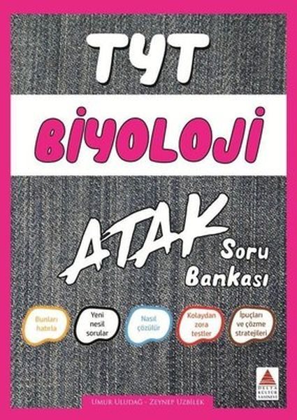 Delta TYT Biyoloji Atak Soru Bankası (Yeni)  (4022)