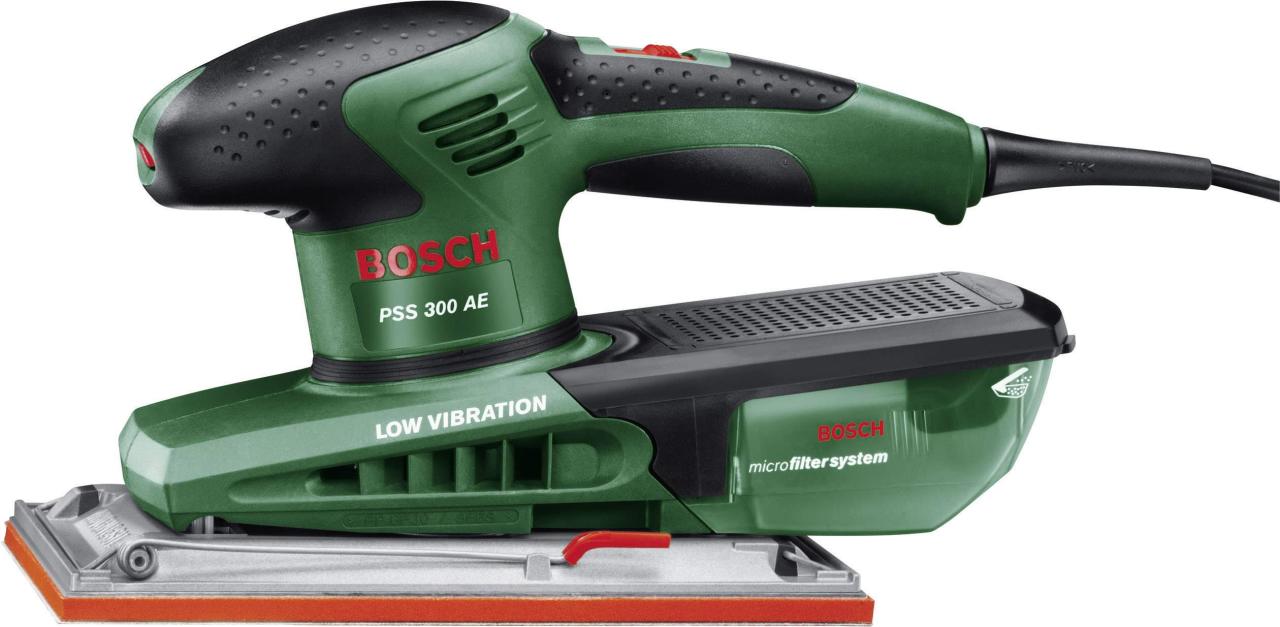 CLZ202 Bosch PSS 300 AE Elektrikli Titreşimli Zımpara Makinası