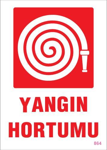 CLZ202 Yangın Hortumu Uyarı Levhası 25x35 KOD:864