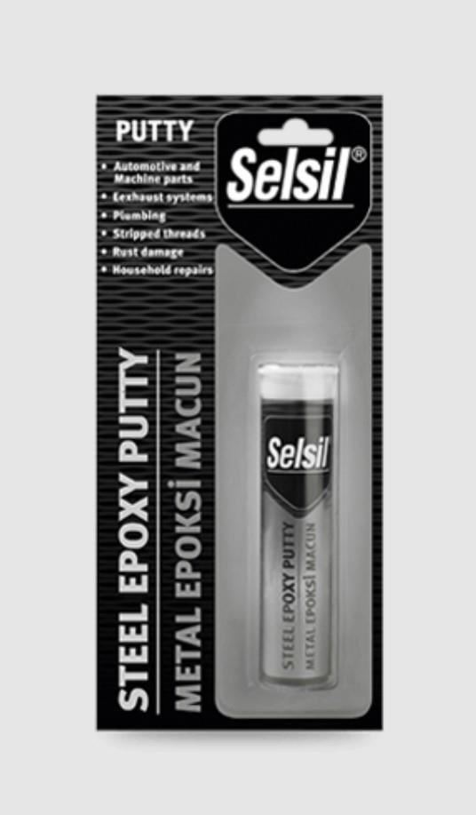 CLZ202 Selsil Metal Putty Epoksi Macun Yapıştırıcı 57 gr