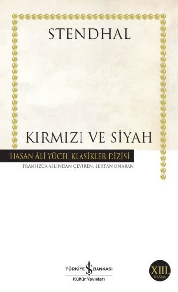 Kırmızı ve Siyah - Hasan Ali Yücel Klasikleri  (4022)