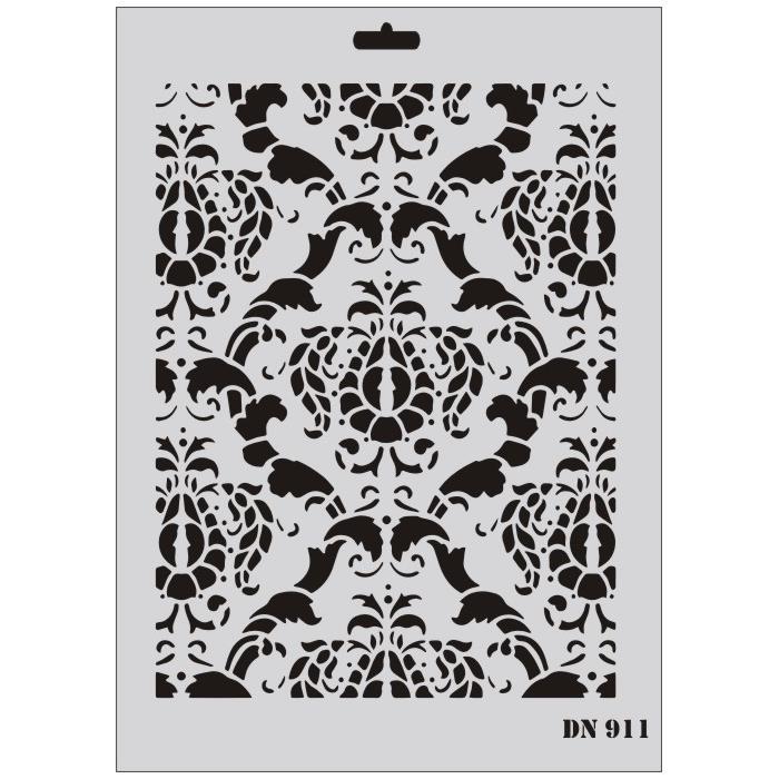 CLZ202 Rich Dantel Seri DN-911 Stencil 35x25 cm