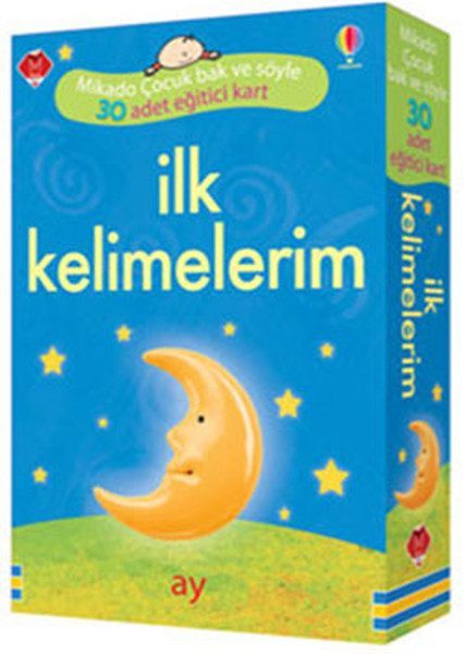 İlk Kelimelerim - 30 Adet Eğitici Kart  (4022)