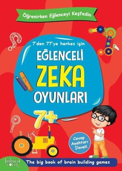 Eğlenceli Zeka Oyunları - Kırmızı Kitap - Öğrenirken Eğlenceyi Keşfedin  (4022)