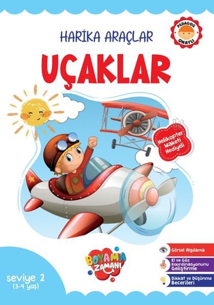 Harika Araçlar – Uçaklar Seviye 2 (3-4 Yaş)  (4022)