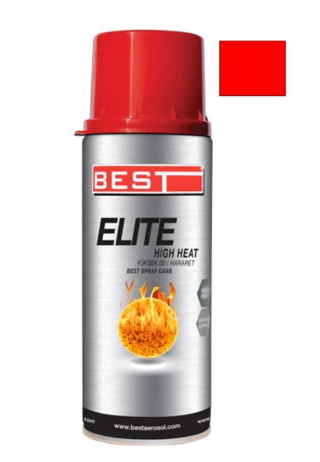 CLZ202 Best Elite Kırmızı 600 C Isıya Dayanıklı Sprey Boya 400 ml