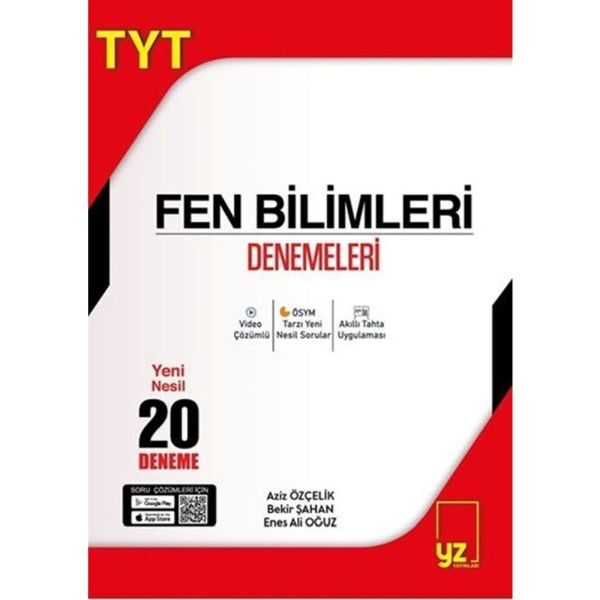 YZ Yayınları YKS TYT Fen Bilimleri 20 Deneme  (4022)