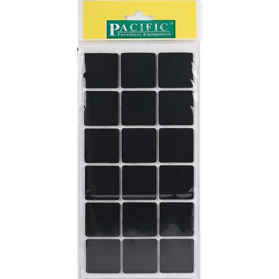 CLZ202 Pacific 6035 BL Yapışkanlı Keçe  35 mm X 35 mm Siyah