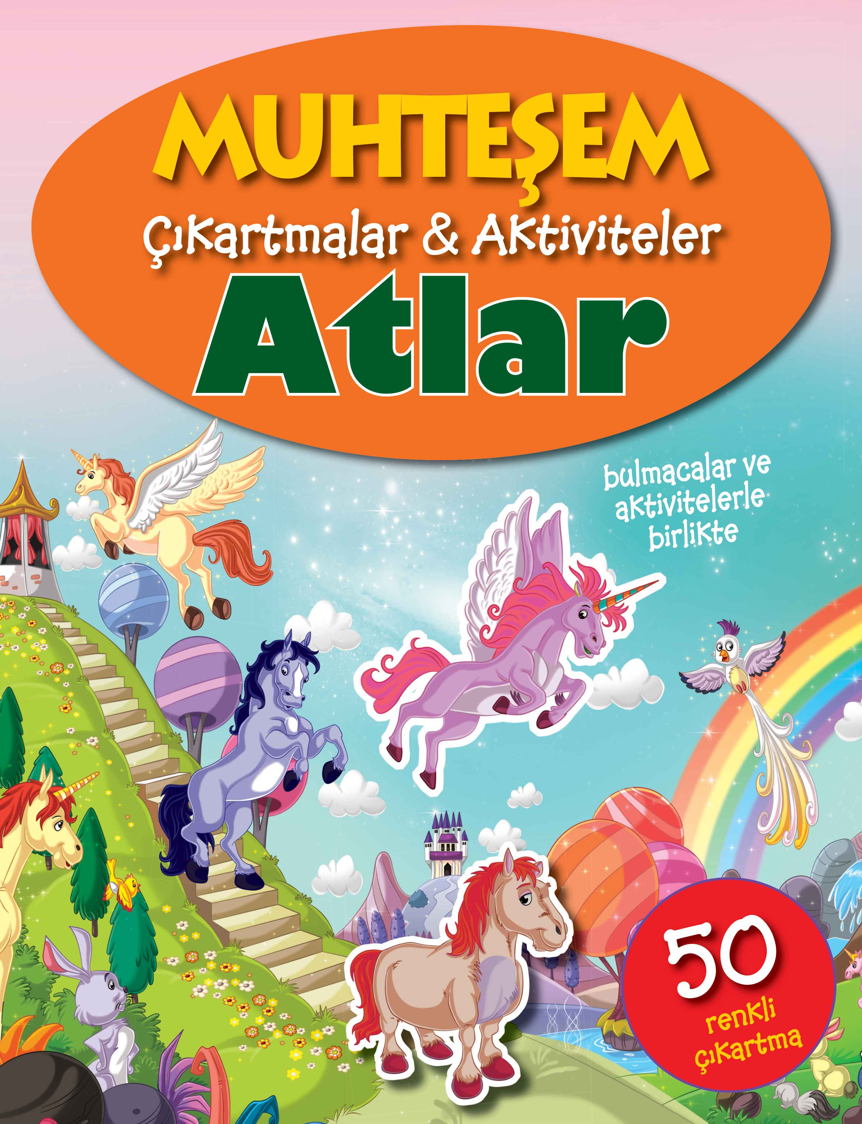 Muhteşem Çıkartmalar ve Aktiviteler - Atlar  (4022)