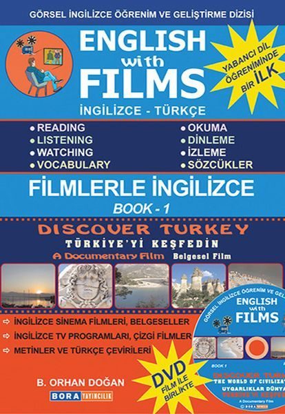 English with Films Book 1 (DVD'li)  (4022)