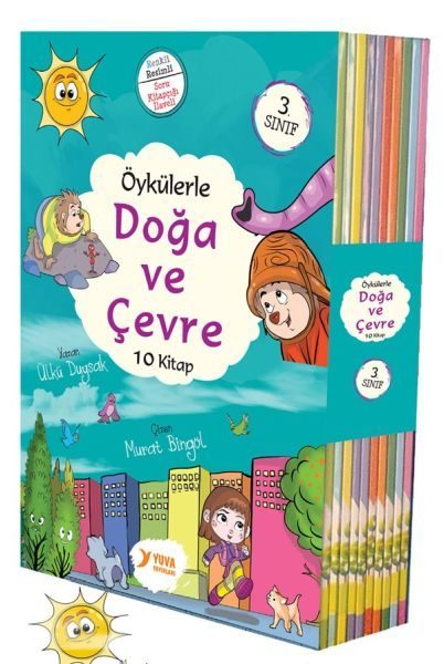 Öykülerle Doğa ve Çevre  3. Sınıflar İçin 10 Kitap Set  (4022)