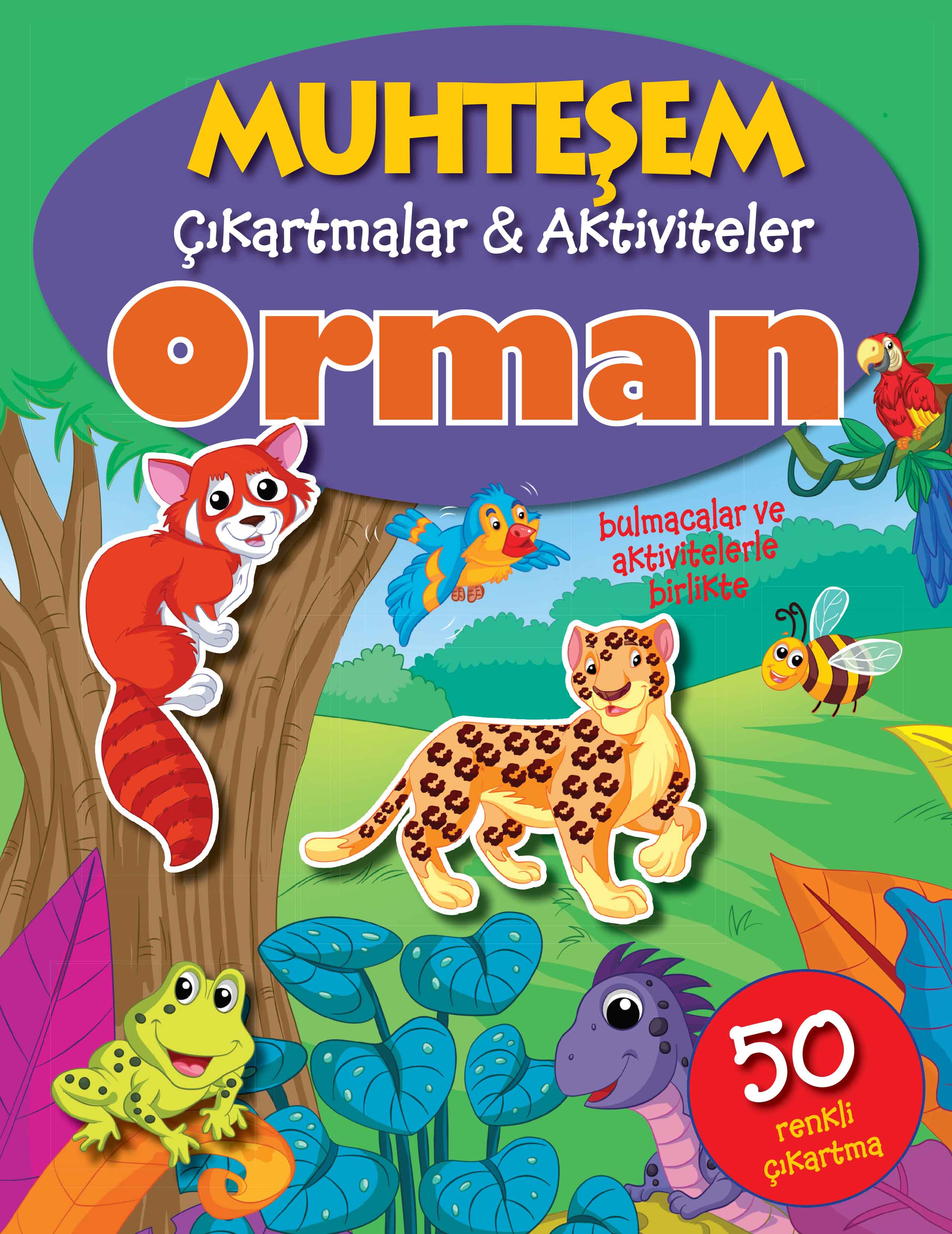 Muhteşem Çıkartmalar ve Aktiviteler - Orman  (4022)