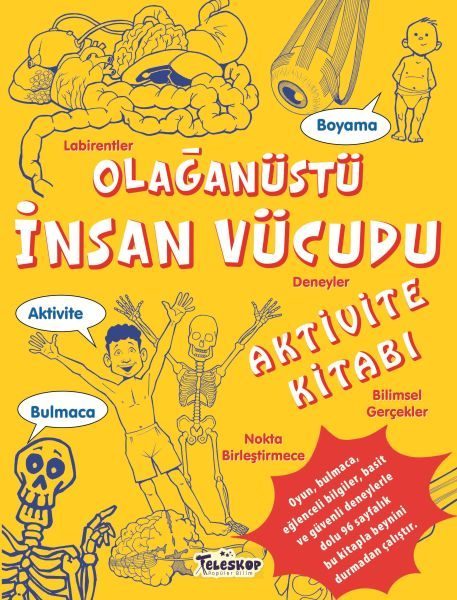 Olağanüstü İnsan Vücudu Aktivite Kitabı  (4022)