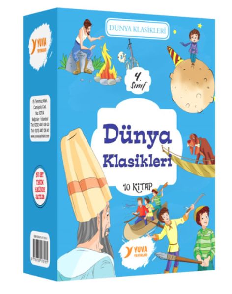 4. Sınıf Dünya Klasikleri Serisi (10 Kitaplık Set)  (4022)