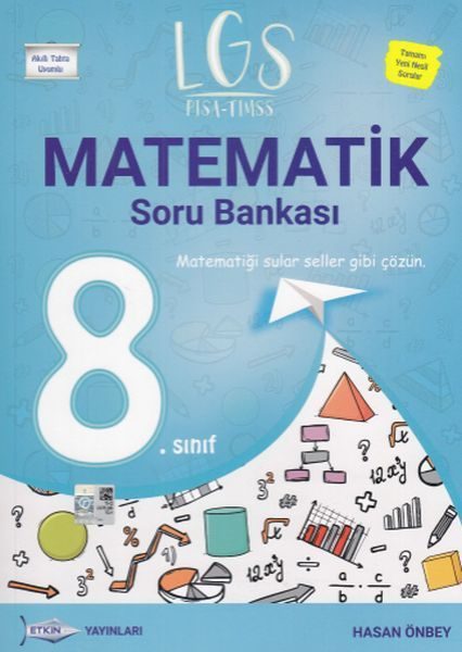 Etkin LGS 8. Sınıf Matematik Soru Bankası (30,00 TL)  (4022)