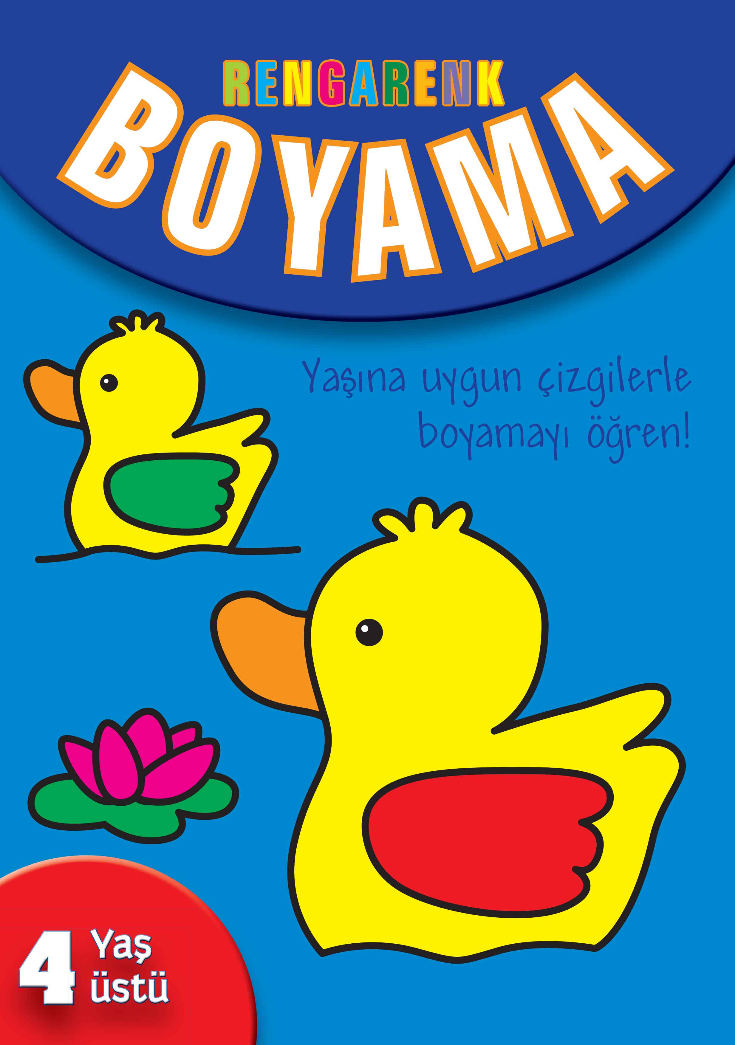 Rengarenk Boyama (4 Yaş Üstü)  (4022)