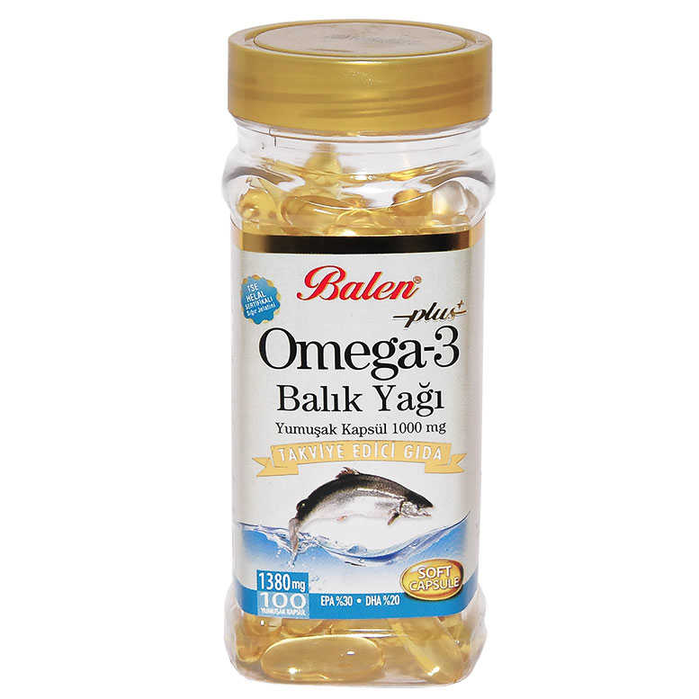 CLZ214 Omega 3 Plus+ Balık Yağı Yumuşak 100 Kapsül