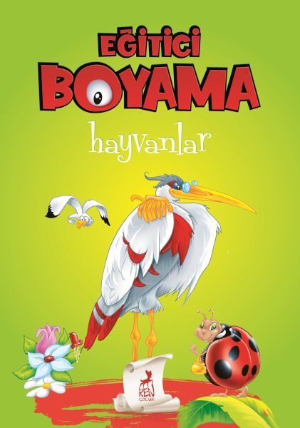 Eğitici Öğretici Boyama  - Hayvanlar  (4022)