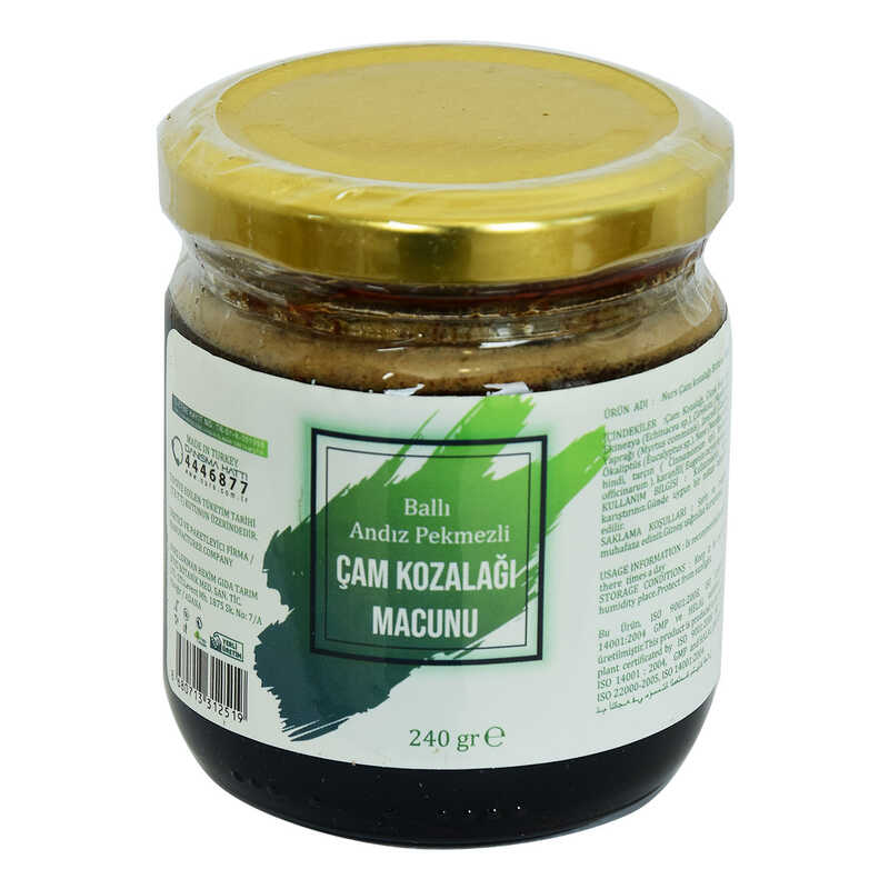 CLZ214 Ballı Andız Pekmezli Çam Kozalağı Macunu 240 Gr