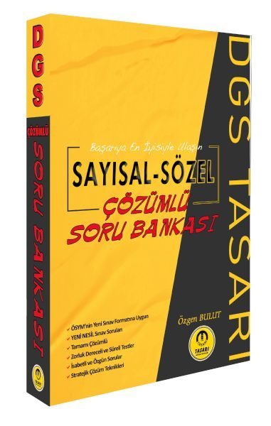 Tasarı DGS Sayısal Sözel Yetenek Soru Bankası Çözümlü  (4022)