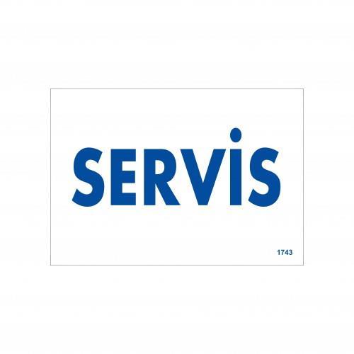 CLZ202 Servis Uyarı Levhası 17,5x25 KOD:1743