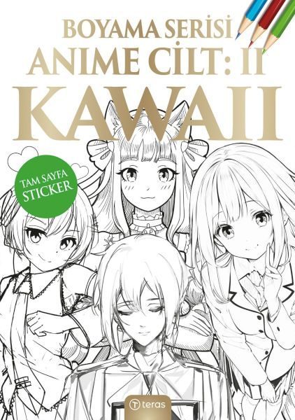 Anime Boyama Cilt II: Kawaii  (4022)