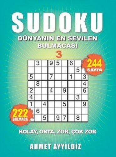 Sudoku Dünyanın En Sevilen Bulmacası 3  (4022)