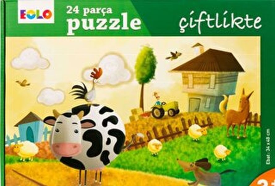 Yer Puzzle-24 Parça Puzzle - Çiftlikte  (4022)