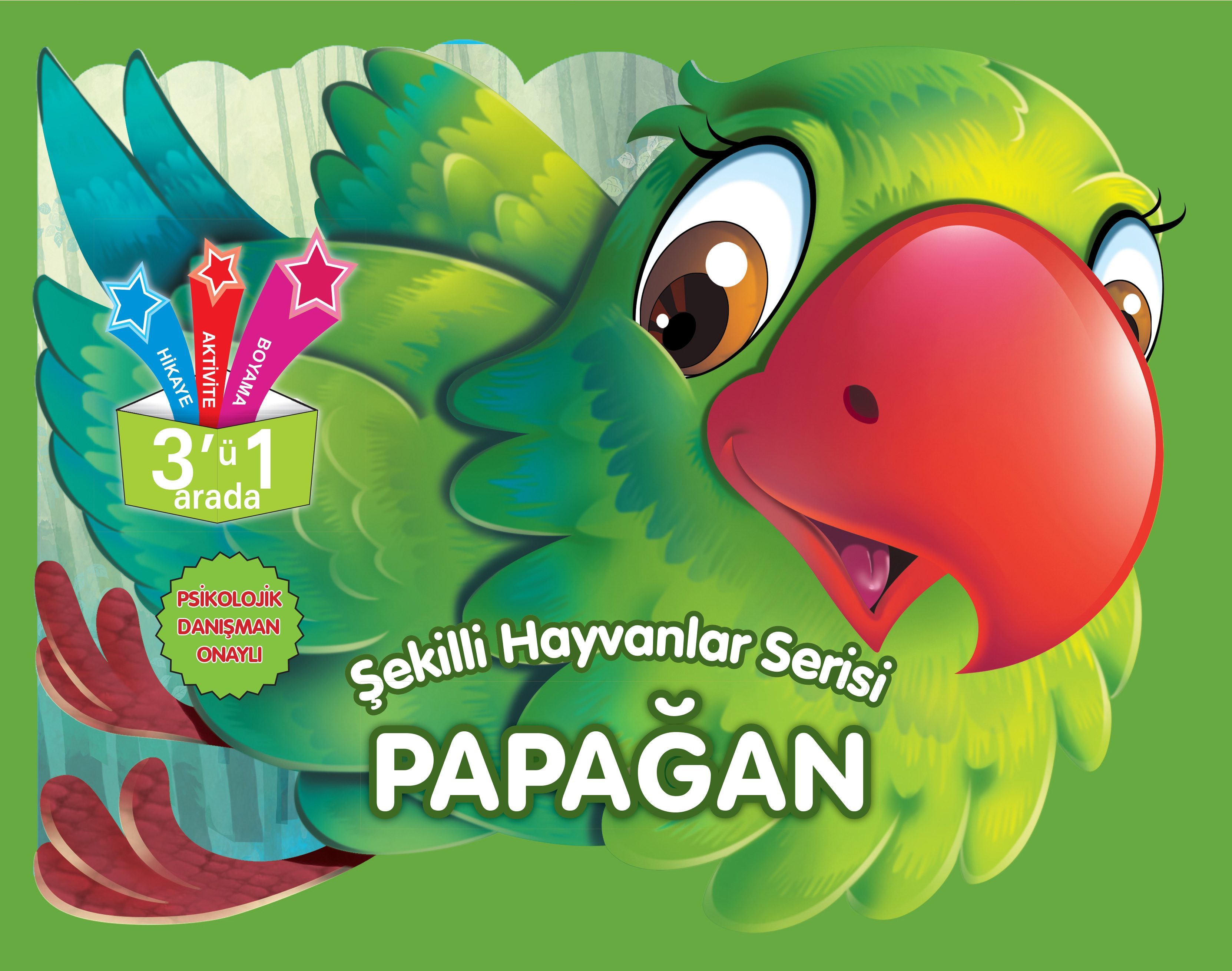 Şekilli Hayvanlar Serisi - Papağan  (4022)