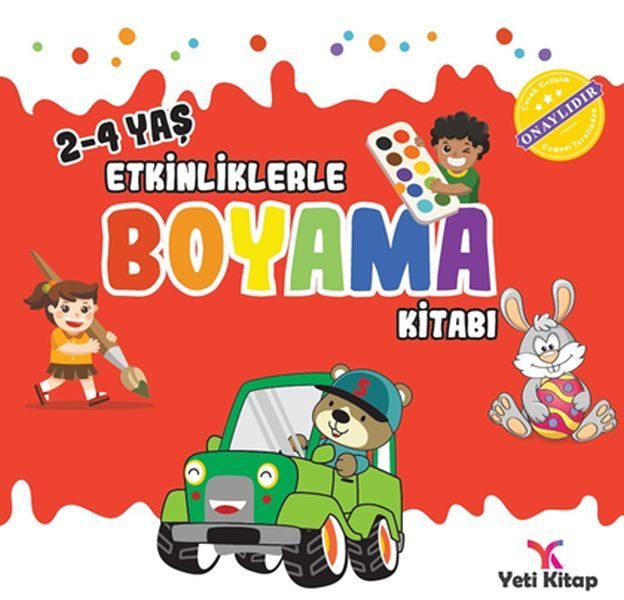 Etkinliklerle Boyama Kitabı 1 - (2-4 Yaş)  (4022)