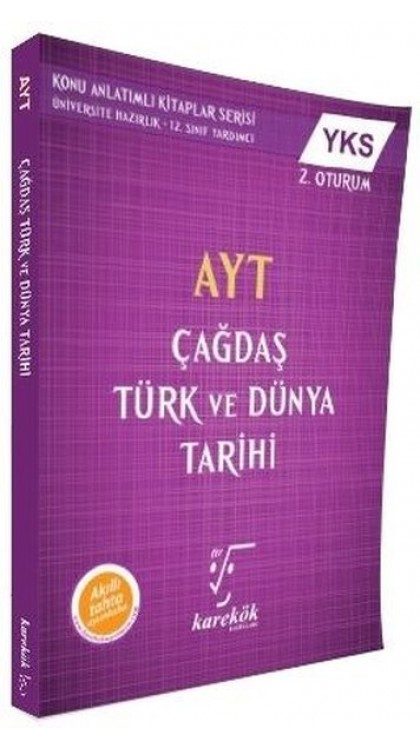 Karekök AYT- YKS 2. Oturum  Çağdaş Türk ve Dünya Tarihi (Yeni)  (4022)