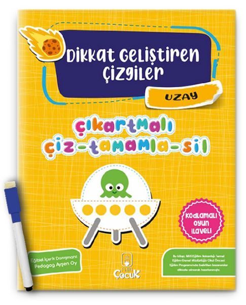 Dikkat Geliştiren Çizgiler – Uzay  (4022)