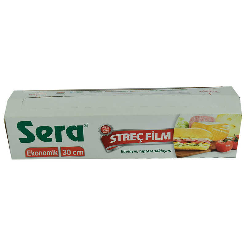 CLZ214 Streç Film 30 Cm Ekonomik Boy Bıçaklı