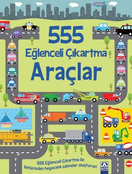 555 Eğlenceli Çıkartma - Araçlar  (4022)