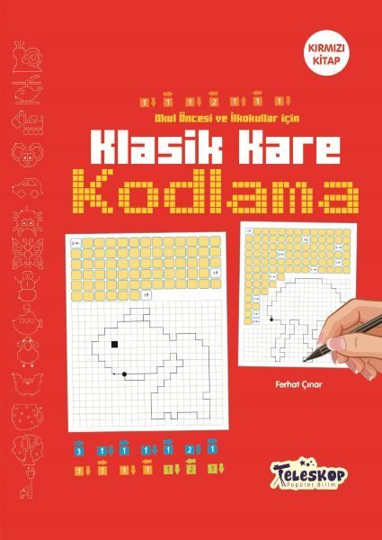 Klasik Kare Kodlama Kırmızı Kitap  (4022)