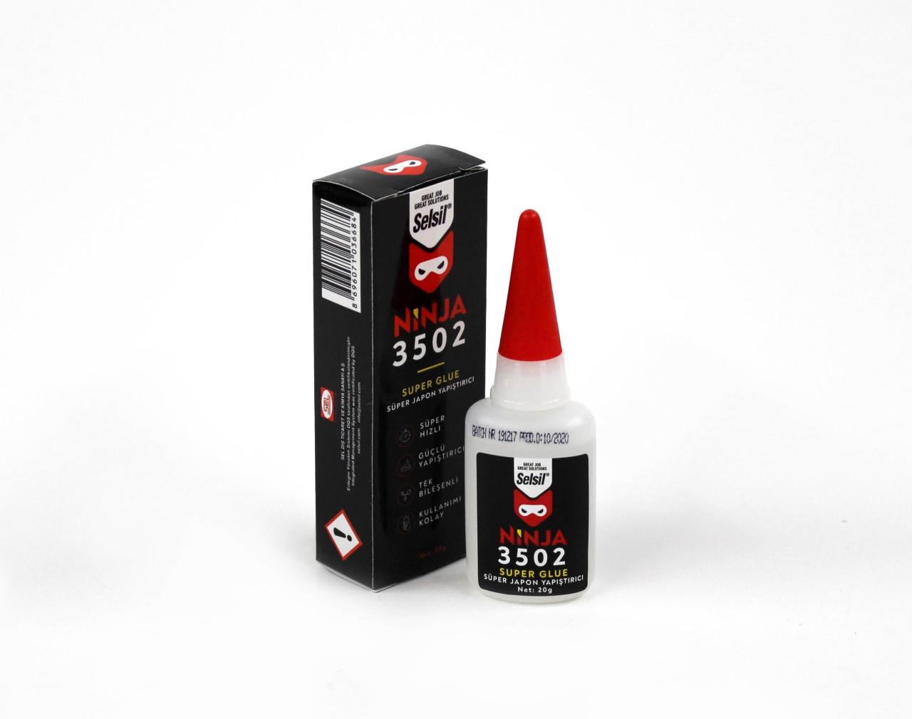 CLZ202 Selsil 3502 Süper Glue Japon Yapıştırıcı 20 gr